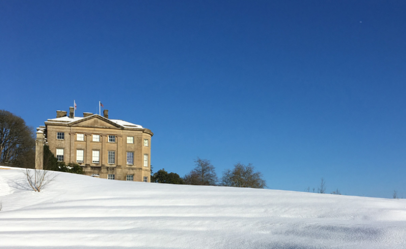 American Museum in the snow